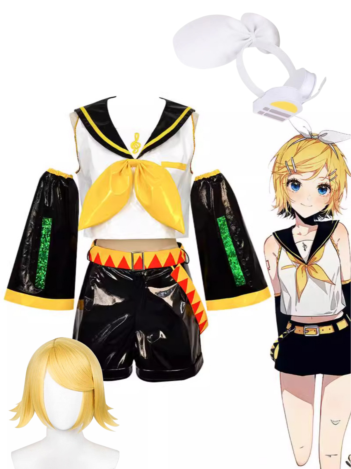 Kagamine Rin / Len Cosplay (&Peruk) - Shadora