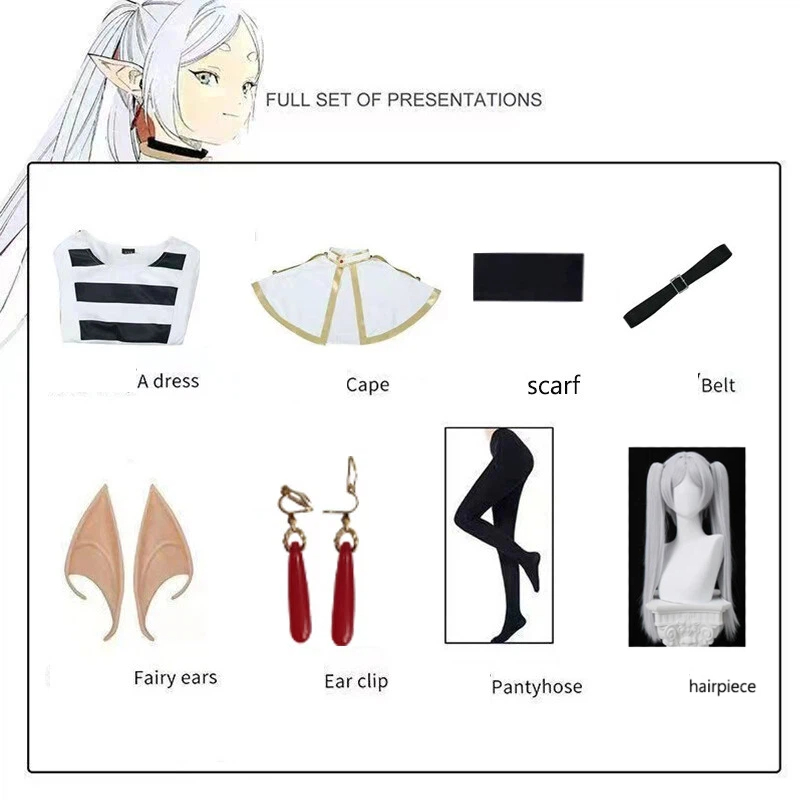 Frieren Cosplay (& Peruk)