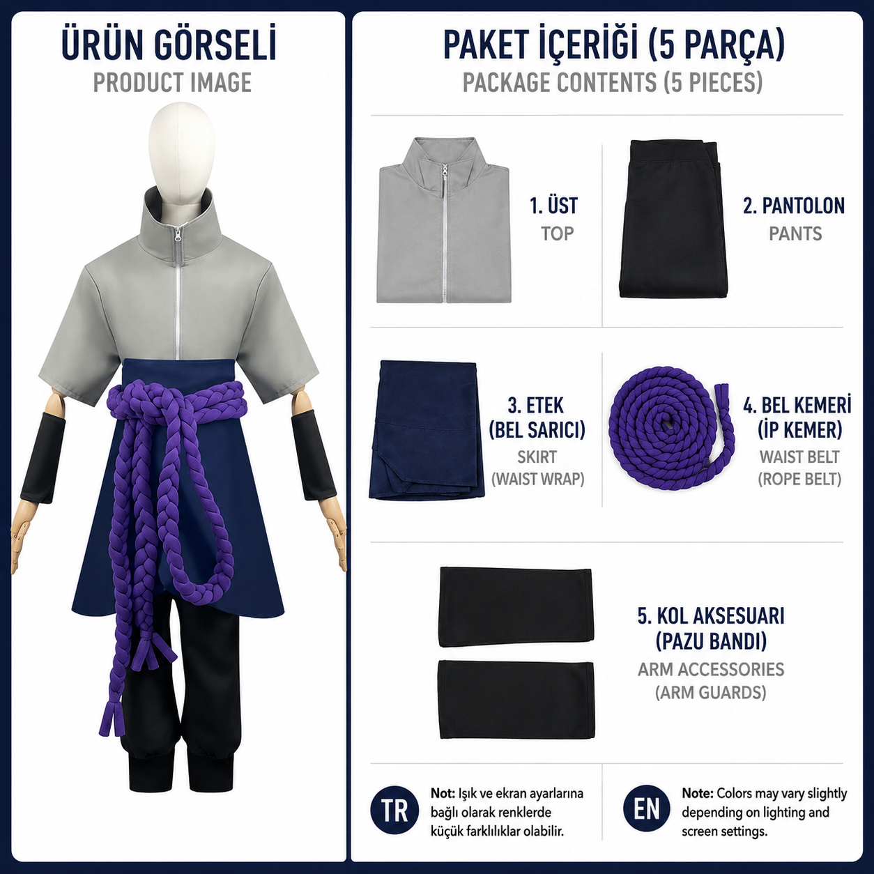 Sasuke Cosplay (&Peruk) - Naruto