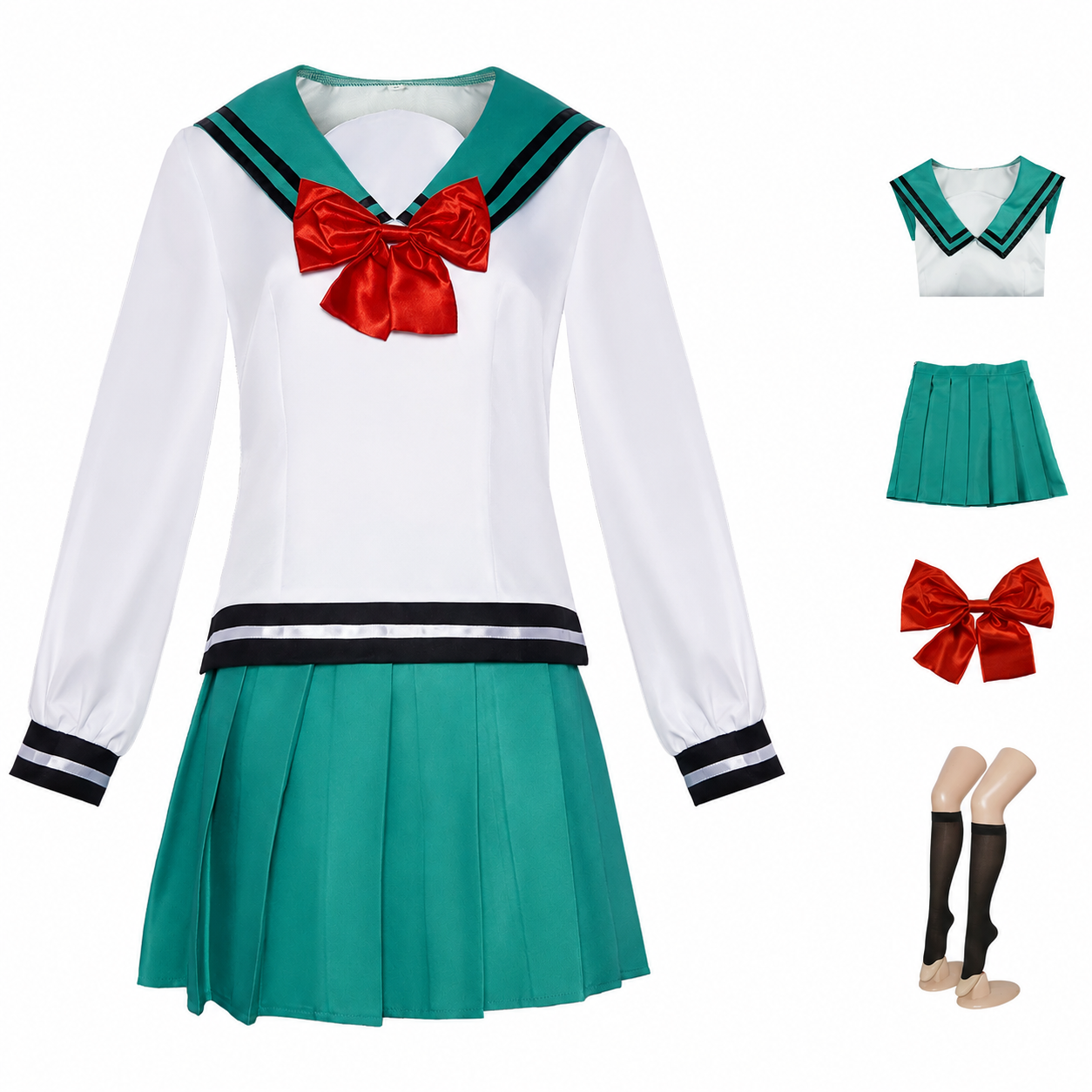 Kokomi Teruhashi cosplay costume with wig from Saiki K., by Shadora, featuring character-inspired clothing and hairstyle.