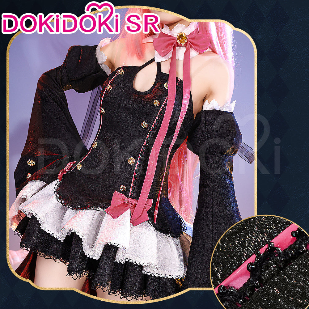 High-quality Krul Tepes cosplay costume with wig from Seraph of the End, featuring detailed vampire costume and long silver hair.