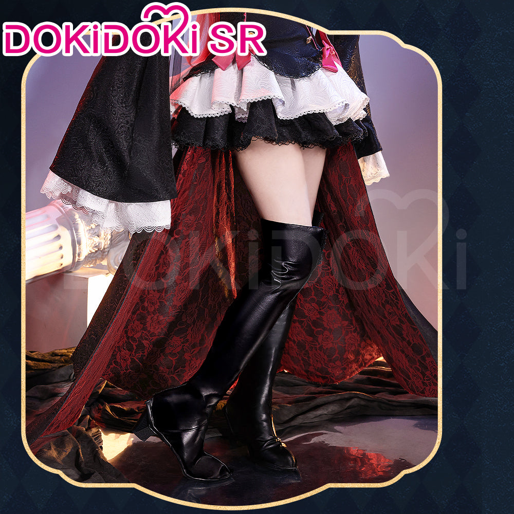 High-quality Krul Tepes cosplay costume and wig from Seraph of the End by Shadora, featuring intricate details and vibrant colors.