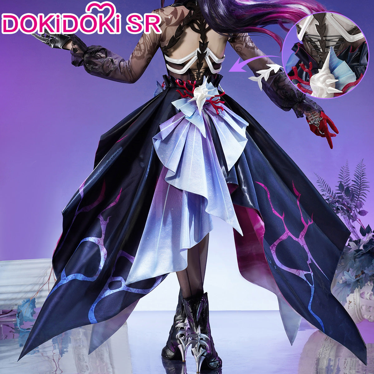 SR Kalite Hysilens Cosplay (&Peruk) - Honkai: Star Rail