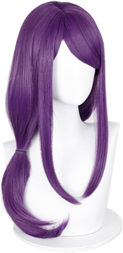 Shadora Rize Kamishiro Tokyo Ghoul cosplay wig with long, pink hair styled in layered strands and side bangs.
