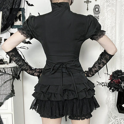 Eprolo Dar Kesim Şık Gömlek in a fitted design, featuring a classic collar and button-down front, displayed on a hanger.