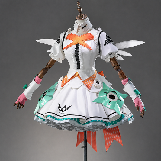 Shadora Aria Cosplay and wig from Zenless Zone Zero featuring detailed costume and vibrant character wig.