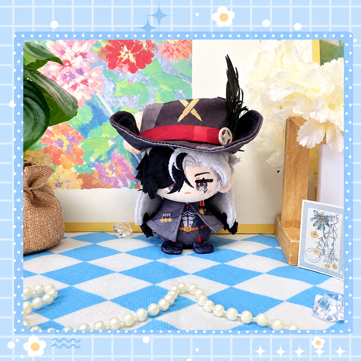 Shadora Honkai Star Rail Boothill plush toy featuring soft, detailed fabric and vibrant colors inspired by game characters