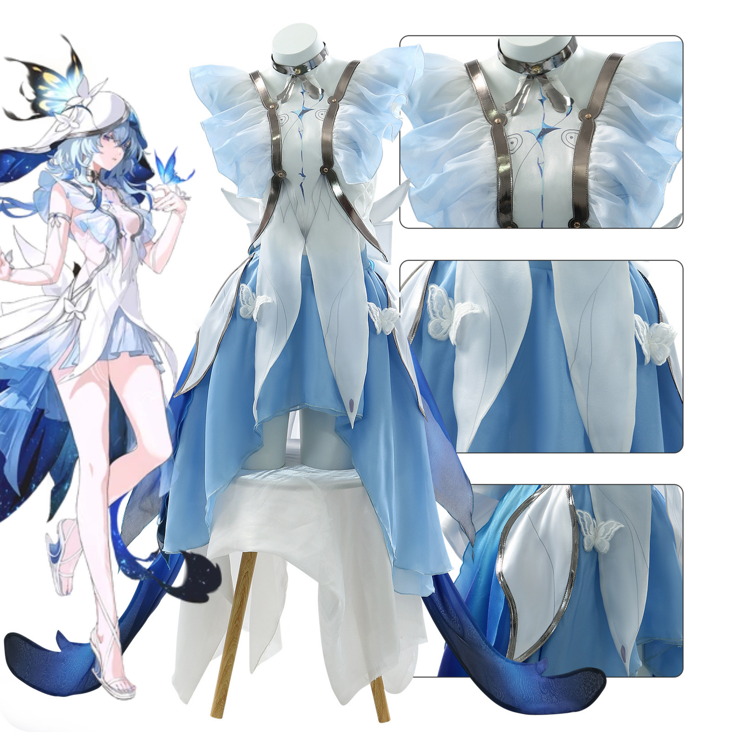 Shorekeeper Cosplay + Peruk