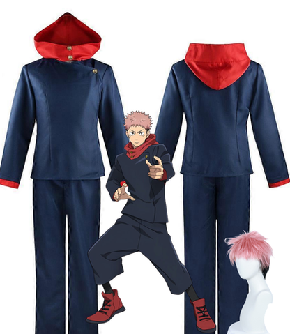 Yuji Itadori Cosplay (&Peruk) - Jujutsu Kaisen