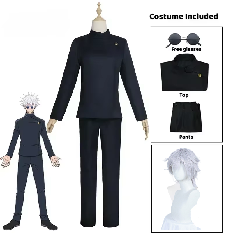 Gojo Cosplay (&Peruk) - Jujutsu Kaisen