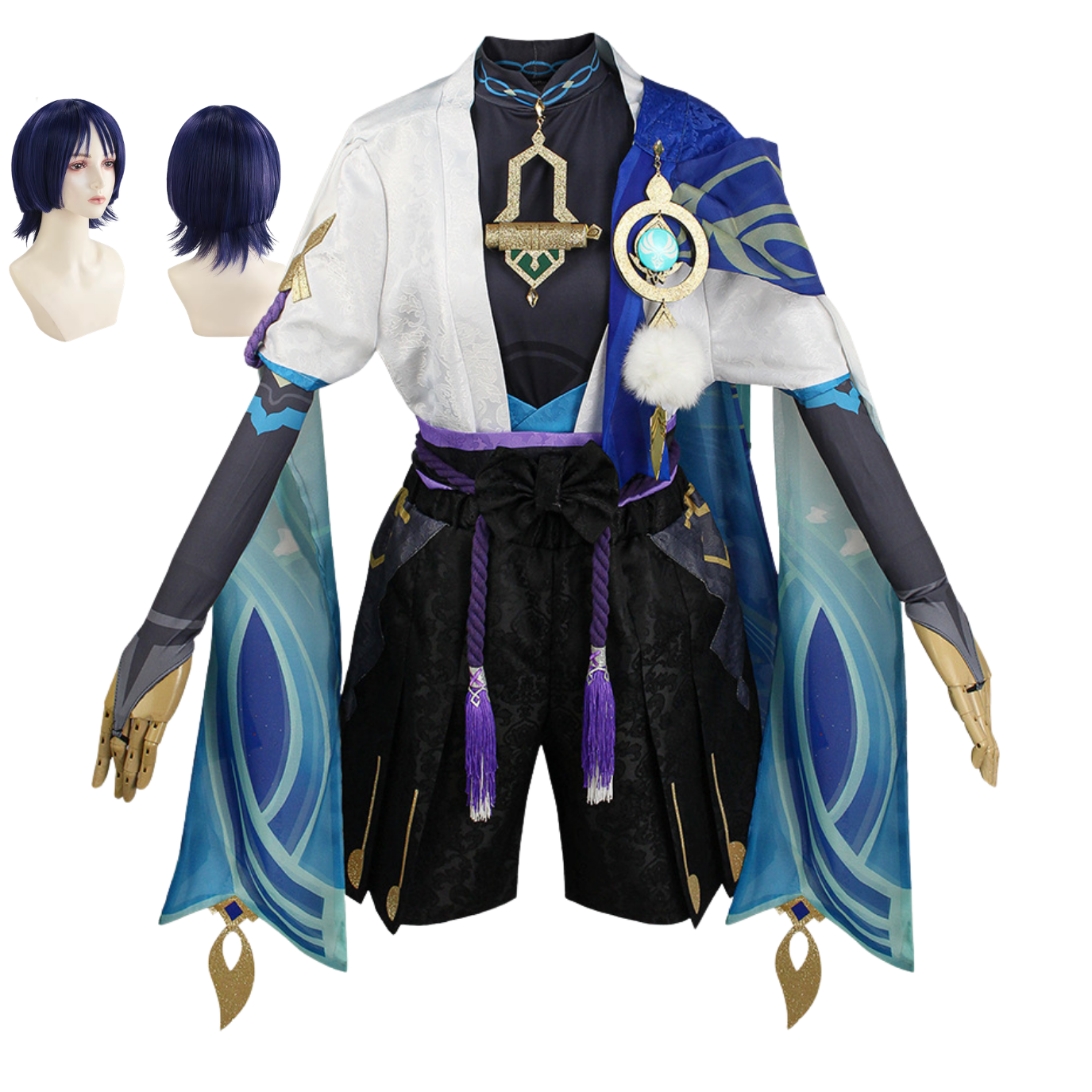 Wanderer / Scaramouche Cosplay (&Peruk) - Shadora