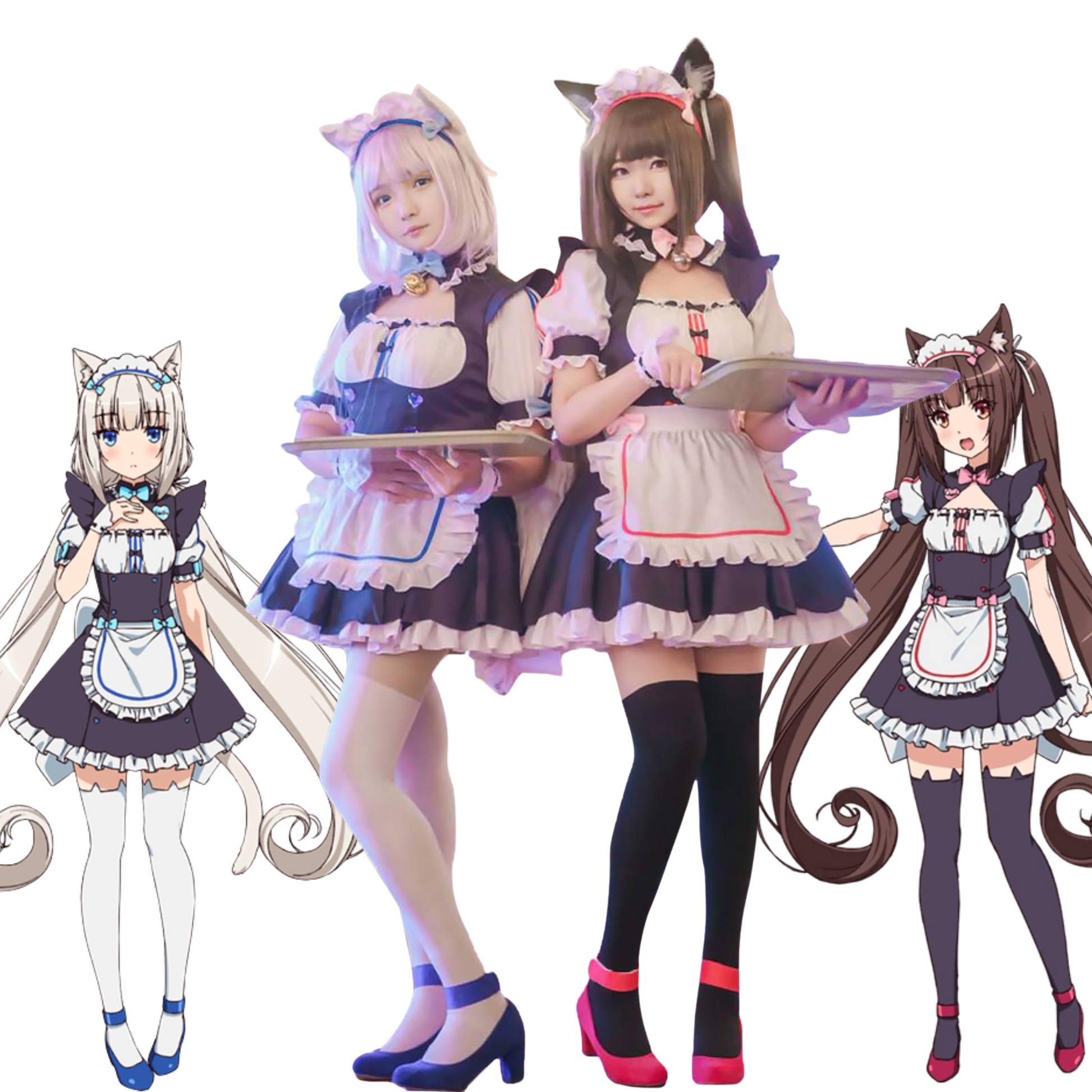 Chocola - Vanilia Cosplay (&Peruk) - Shadora