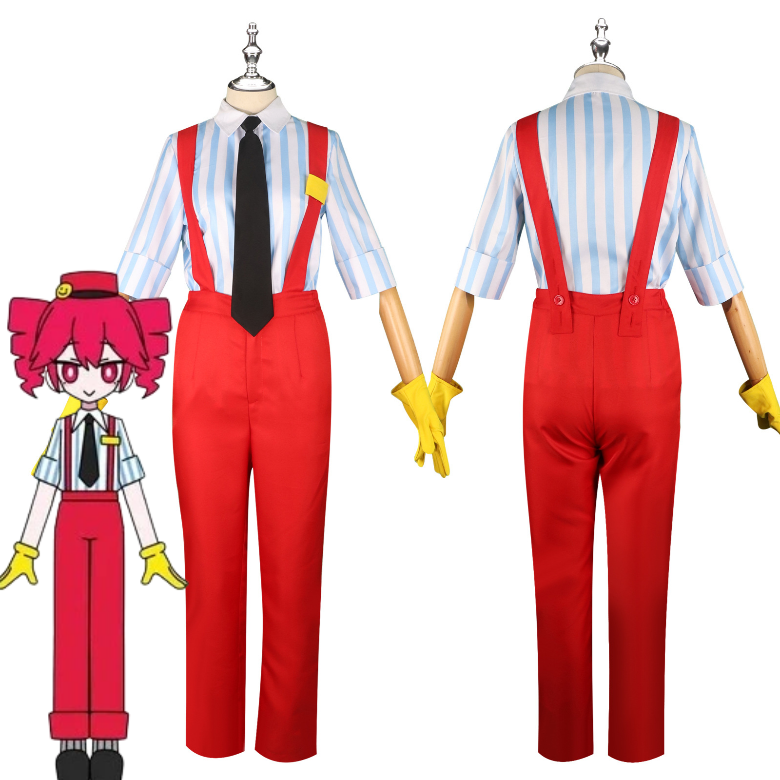 Shadora Mesmerizer Teto Cosplay costume with vibrant colors and intricate details, showcasing the complete outfit and accessories.