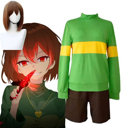 Chara Cosplay (&Peruk) - Undertale