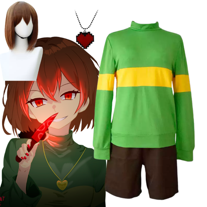 Chara Cosplay (&Peruk) - Undertale