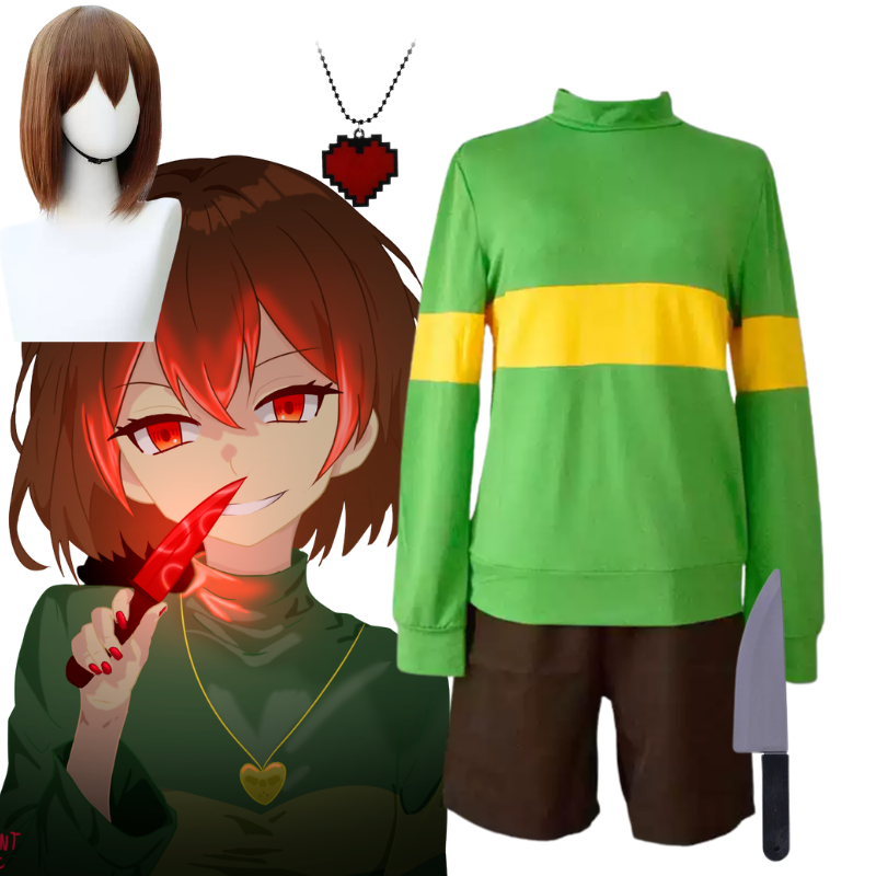 Chara Cosplay (&Peruk) - Undertale