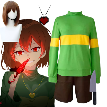 Chara Cosplay (&Peruk) - Undertale