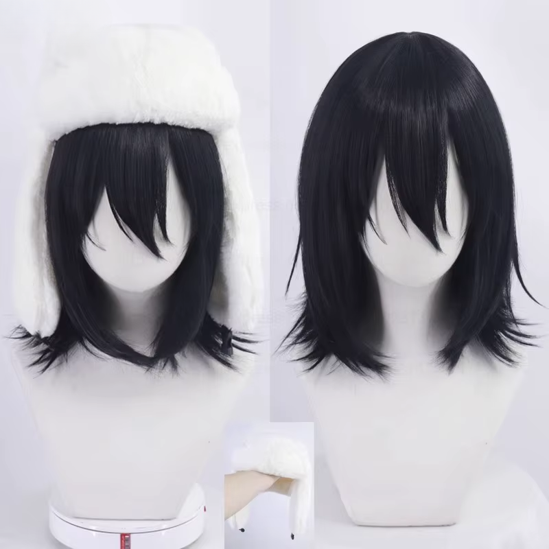 Fyodor Cosplay costume and wig from Bungo Stray Dogs, featuring detailed clothing and styled wig by Shadora.