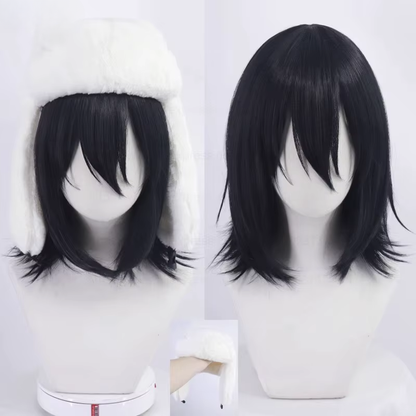Fyodor Cosplay costume and wig from Bungo Stray Dogs, featuring detailed clothing and styled wig by Shadora.