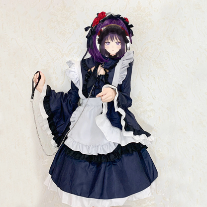 Shizuku-Tan cosplay wig from My Dress-Up Darling by Shadora, featuring long dark hair styled for cosplay.