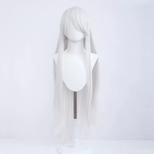 80Cm Gümüş Beyazı Peruk