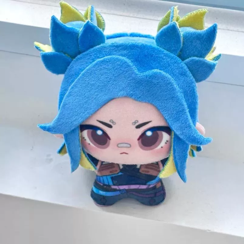 Shadora Valorant plush toys featuring colorful character designs on soft fabric, ideal for collectors and fans.