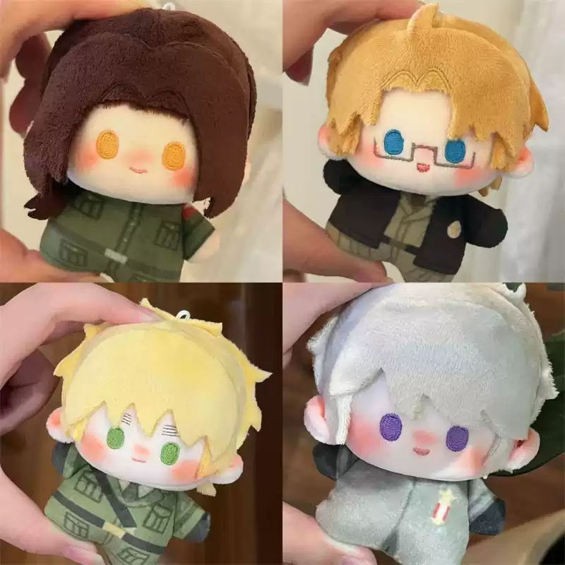 Hetalia Peluşlar (Ivan Braginsky , Arthur Kirkland , Alfred, Wang Yao