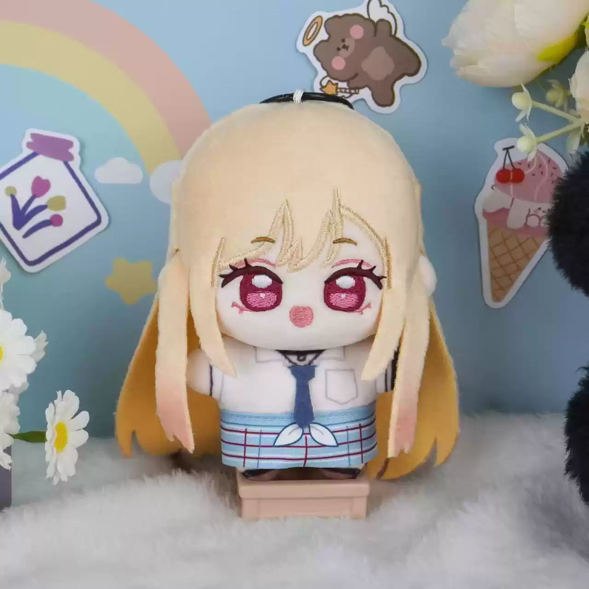 Shadora Marin Kitagawa plush toy featuring detailed fabric and vibrant colors, ideal for cosplay or collectible display.