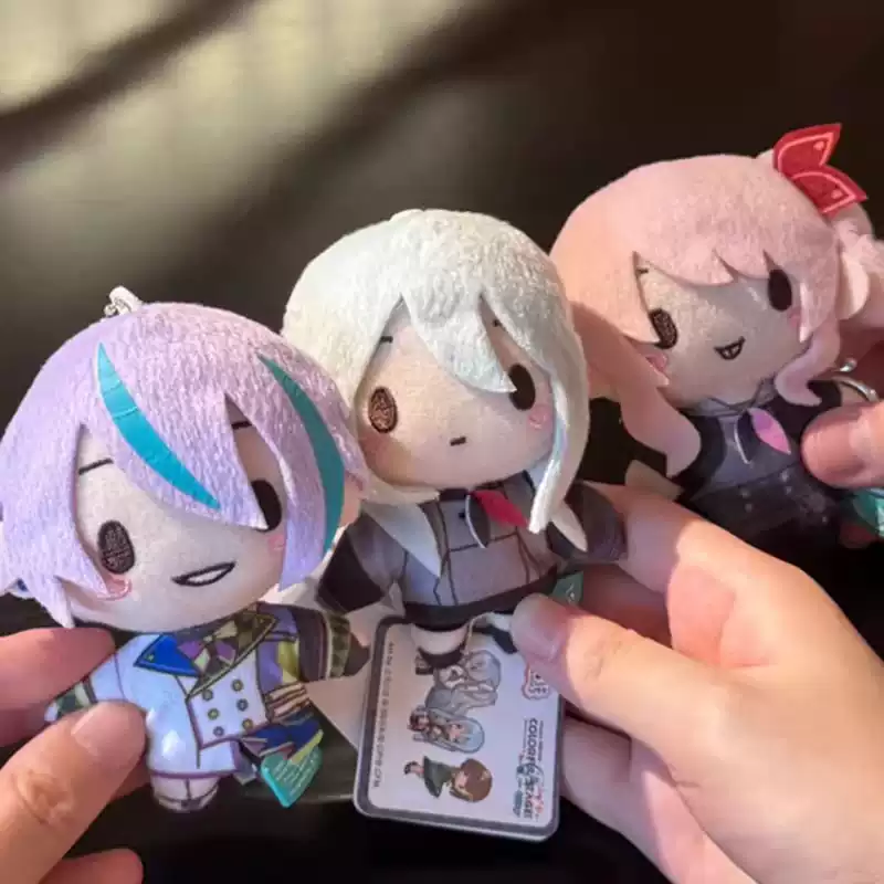Shadora Project SEKAI plush toys featuring colorful characters with soft, cuddly fabric, perfect for fans and collectors.