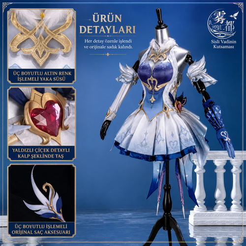 Odette Cosplay (&Peruk) - Genshin Impact