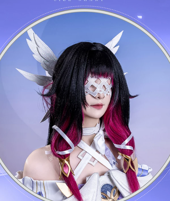 Yüksek Kalite Columbina Cosplay (&Peruk)