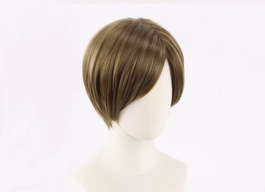 Leon Scott Kennedy cosplay costume from Resident Evil by Shadora, featuring detailed character outfit and accessories.