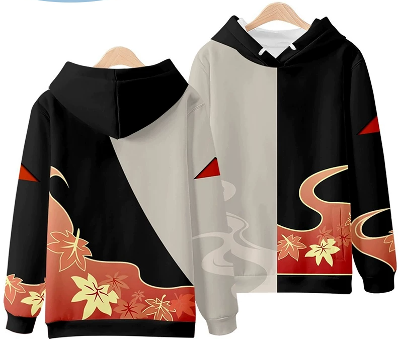 Shadora Kazuha hoodie featuring a comfortable fit, soft fabric, and stylish design, shown in a front view with a casual look.