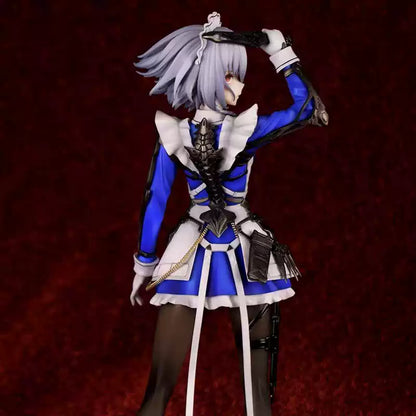 Sakuya Izayoi figure from Touhou series by Shadora, detailed anime-style character with silver hair and maid outfit.