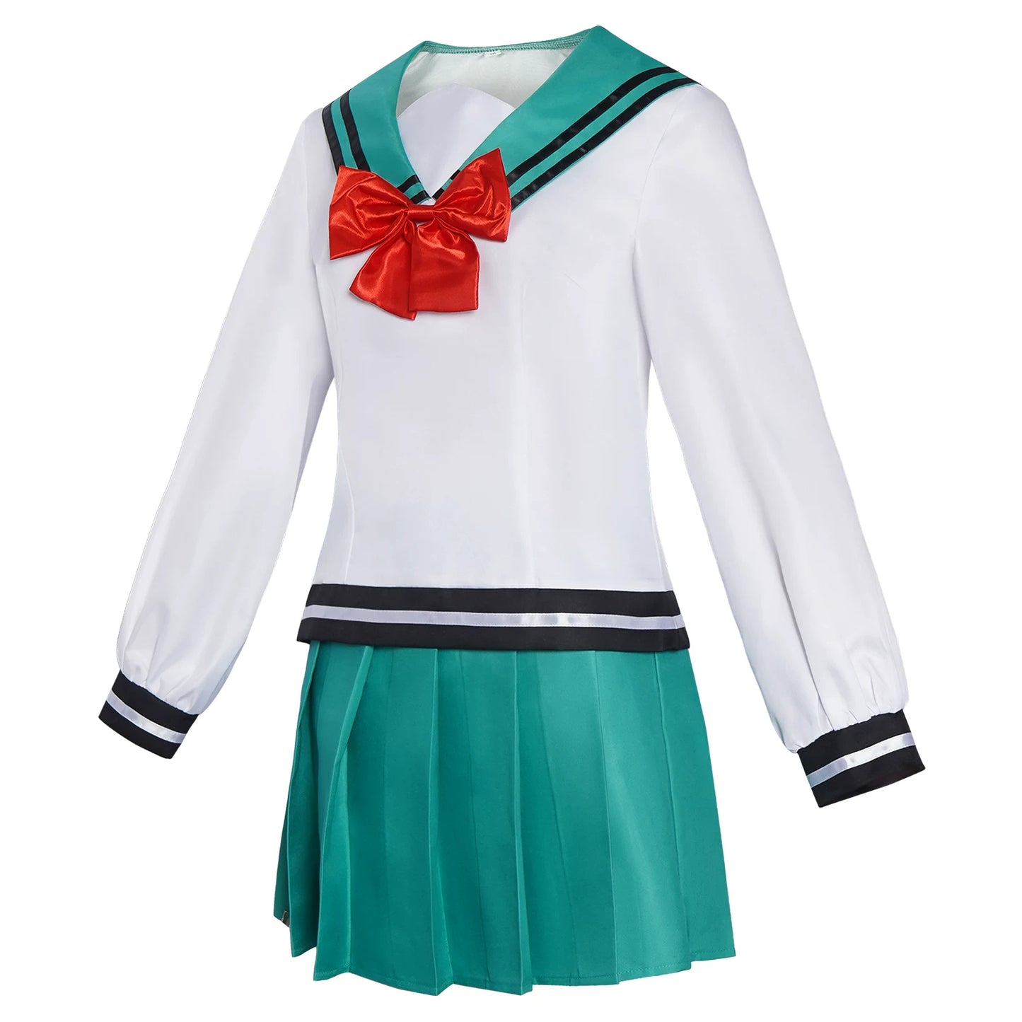 Shadora Kokomi Teruhashi cosplay with wig from Saiki K., featuring her signature school uniform and styled hair.