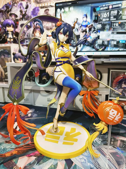 Shadora Arknights blind box figure featuring a detailed collectible character in vibrant colors and dynamic pose.