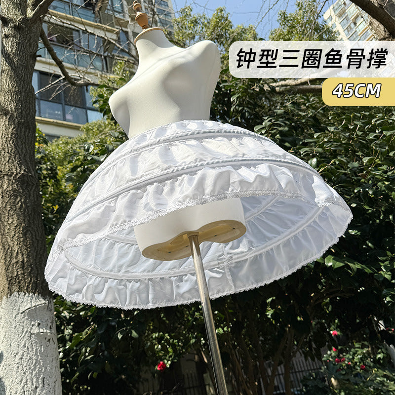Eprolo Lolita Petticoat Tutu 45cm with layered ruffled design for volume and shape in a light, airy fabric