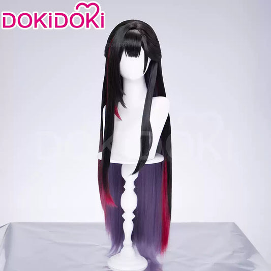 Shadora SR Kalite Hysilens Cosplay wig for Honkai: Star Rail featuring long, light-colored hair styled for character accuracy.