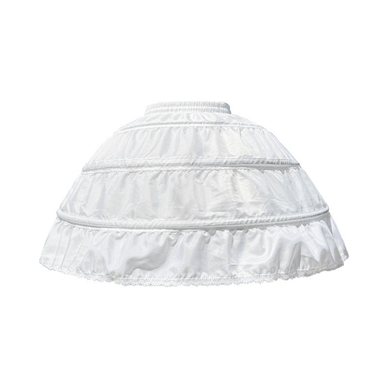 Eprolo Lolita petticoat 45cm with ruffled tulle for volume and style, designed for Lolita fashion skirts and dresses.