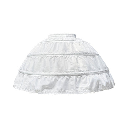 Eprolo Lolita petticoat 45cm with ruffled tulle for volume and style, designed for Lolita fashion skirts and dresses.