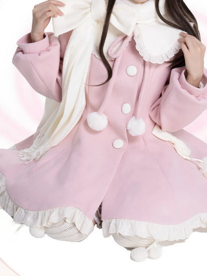 Japon Kawaii Zarif Lolita elbise with contrast details, featuring a cute and elegant design, by eprolo.