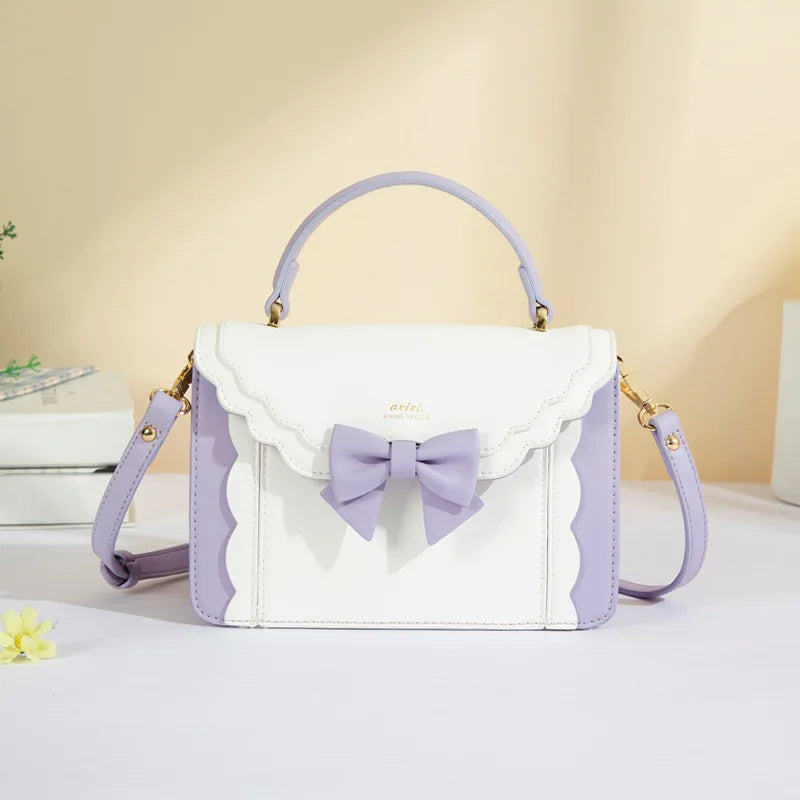 Shadora Kawaii Lolita Kare bag featuring cute, pastel-colored design and detailed accessories, perfect for fashion enthusiasts.