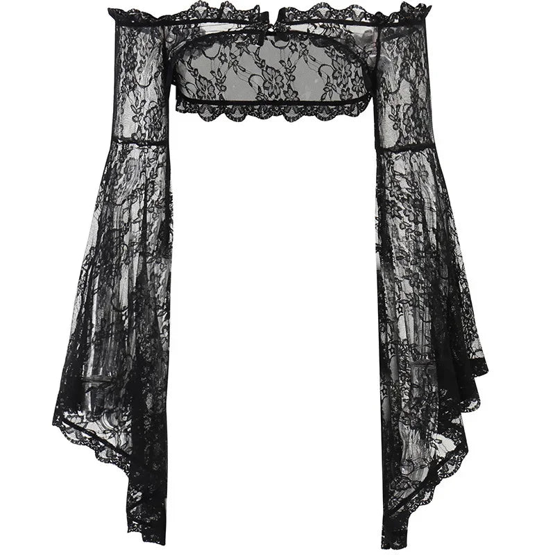 Gotik Dantel File Bolero