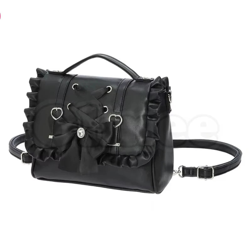 Kawaii Zarif Fiyonklu Çanta by eprolo featuring a cute design with a large bow, perfect for stylish everyday use.