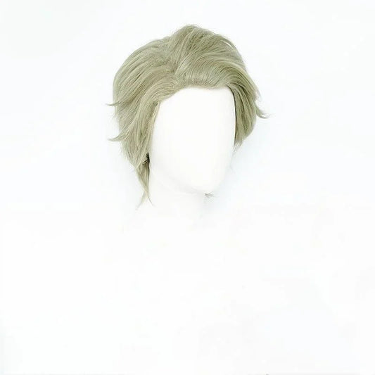 Nanami Cosplay and wig from Jujutsu Kaisen, featuring detailed costume and blue wig, styled for accurate character representation.