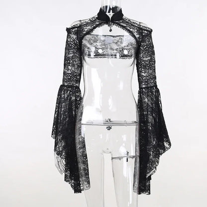 Gotik Dantel File Bolero