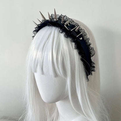 Eprolo metal detailed tiara with intricate design, featuring elegant metalwork and decorative accents for ceremonial or special occasions.