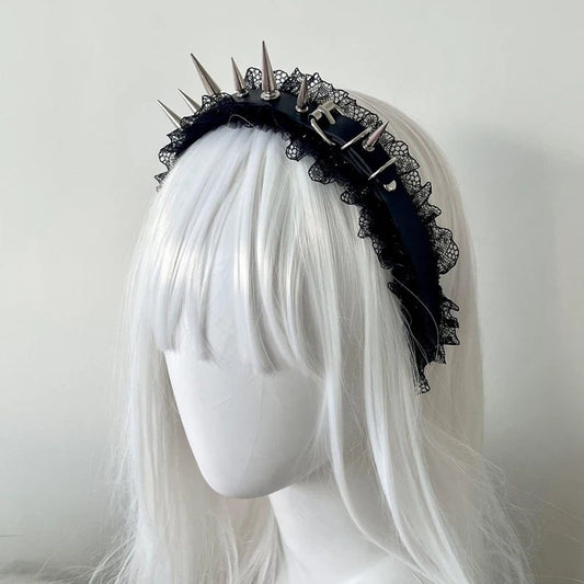 Eprolo metal detailed tiara with intricate design, featuring elegant metalwork and decorative accents for ceremonial or special occasions.