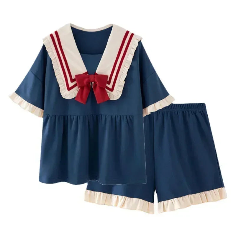 Eprolo Prenses Yaka Şirin şort ve etek takımı for girls, featuring a cute princess collar and playful design.