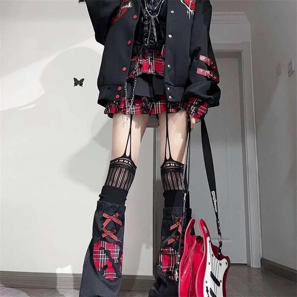 Eprolo punk style toe socks with edgy design, featuring bold patterns and a vibrant, rebellious look for casual wear.